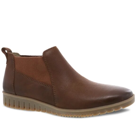 NEW DANSKO Leather Louisa Chelsea Comfort Booties in brown for women 925 5m3 - Picture 6 of 8